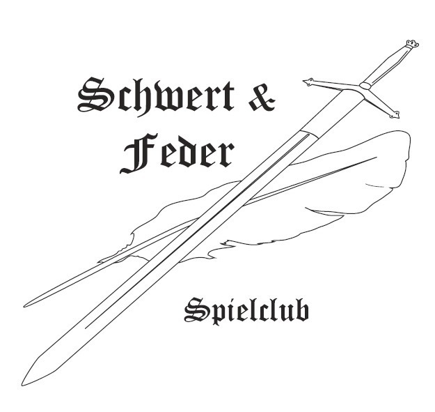 Logo - Schwert + Feder, Spielclub