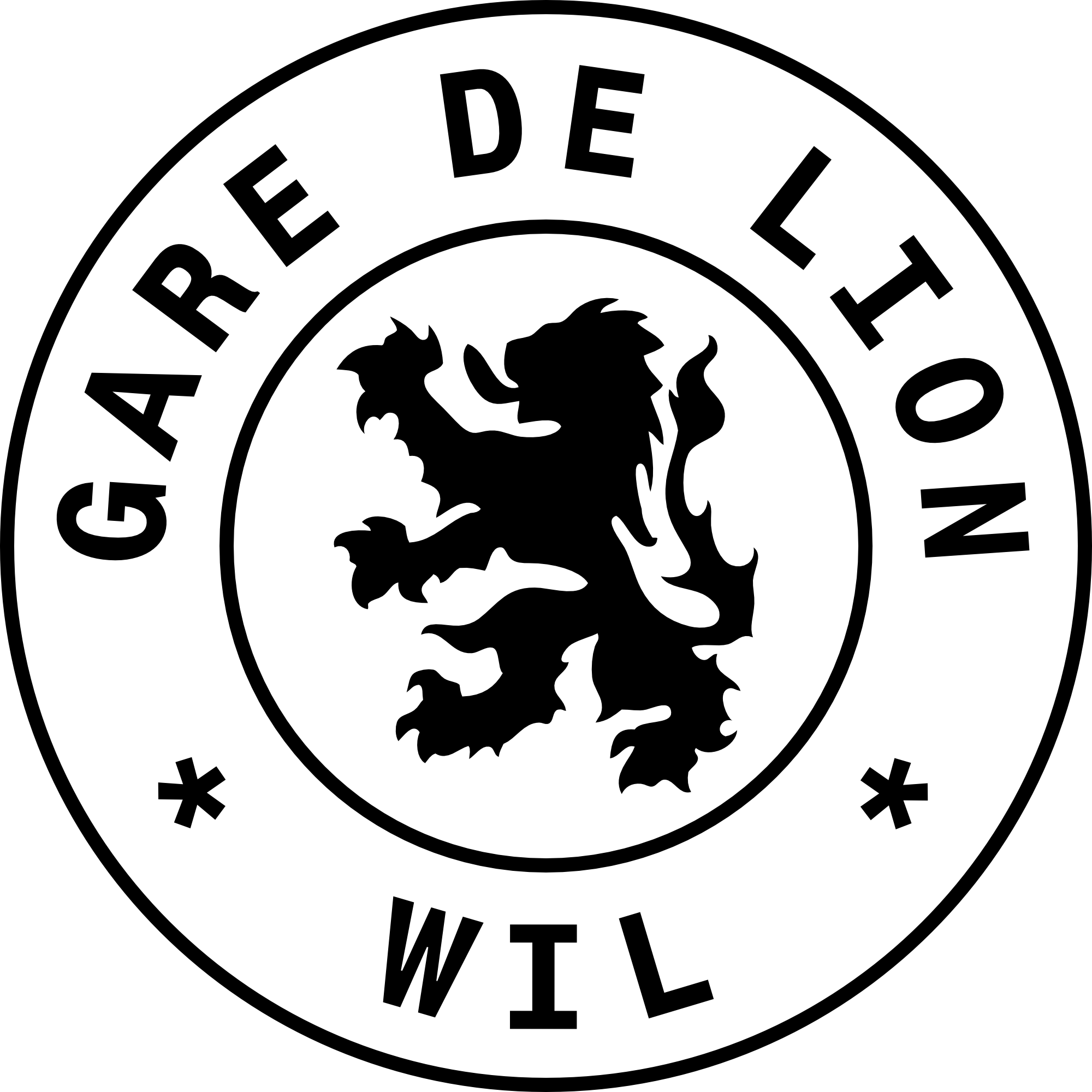 Logo - Verein Kulturzentrum Wil, Gare de Lion