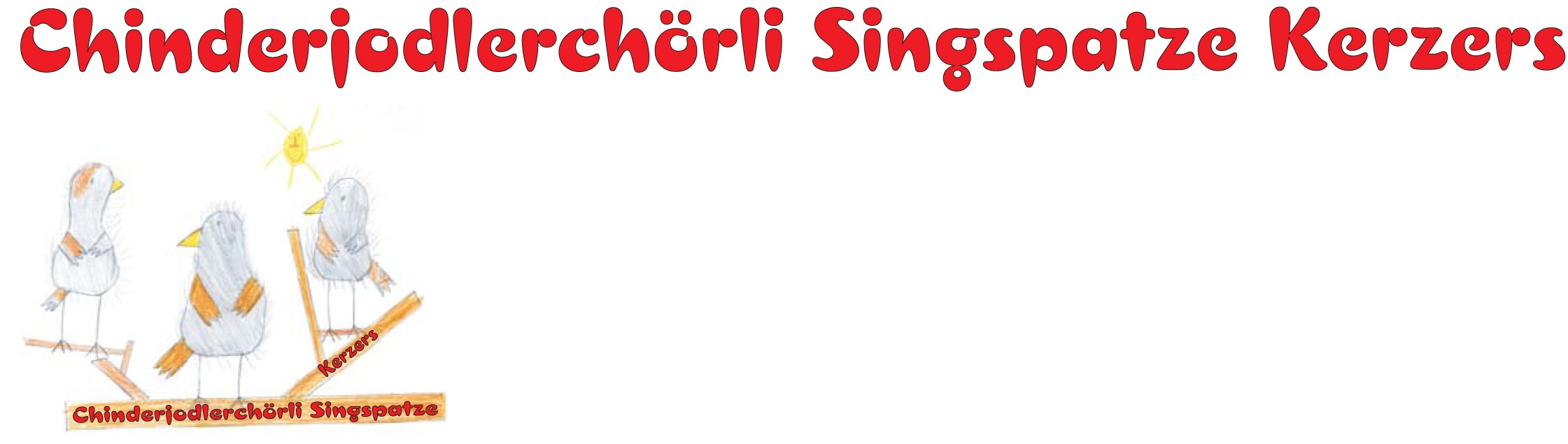 Logo - Kinderjodlerchörli Singspatze Kerzers