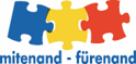 Logo - Mitenand - fürenand Nachbarschaftshilfe Russikon, Fehraltorf und Umgebung